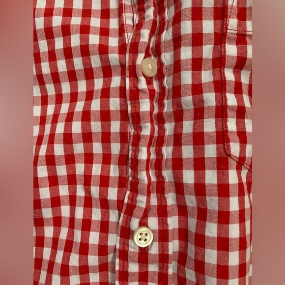 Crewcuts Red Gingham Button-down Shirt - Picture 3 of 9